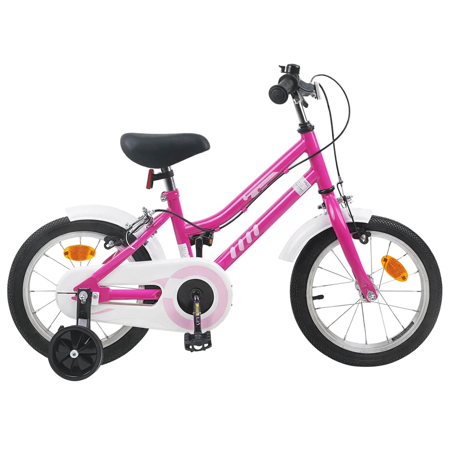 Kids Bike 12 Inches for 2-4 Years Old Pink White