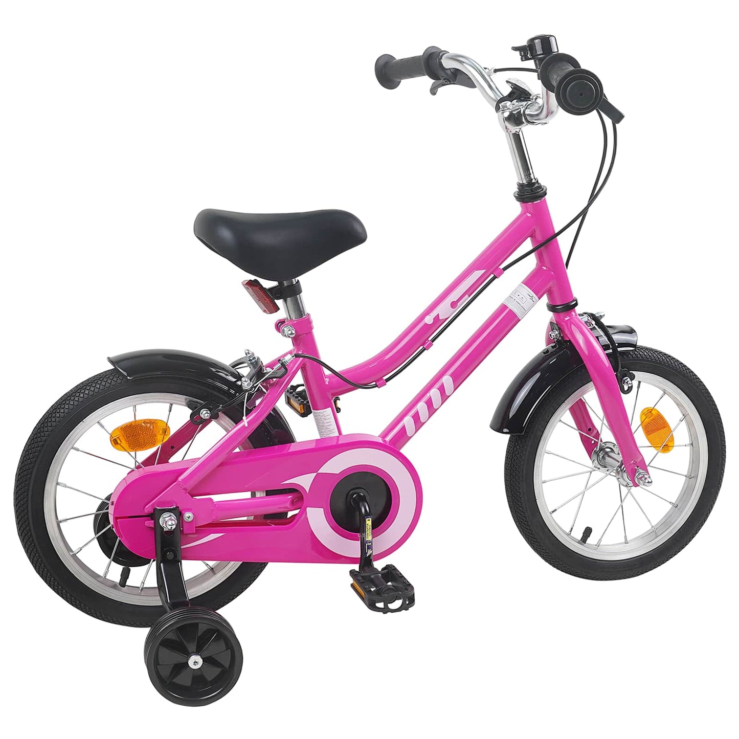 Kids Bike 16 Inches for 4-6 Years Old Pink Black