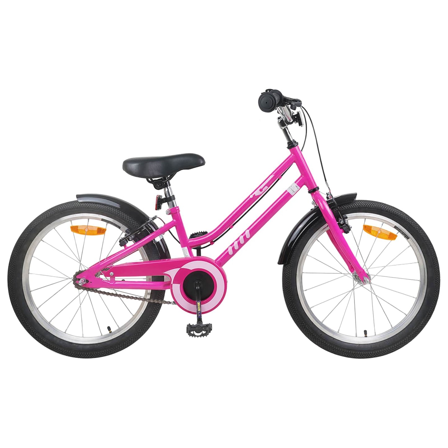Kids Bike 22 Inches for 7-12 Years Old Pink Black