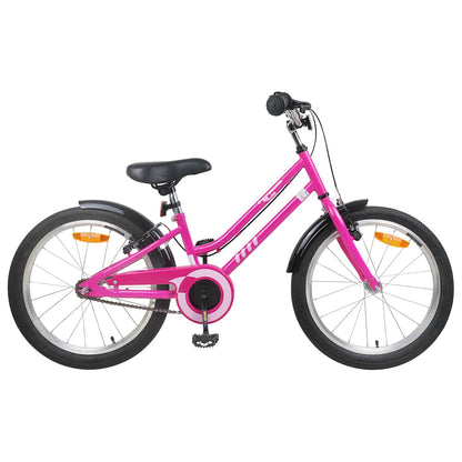 Kids Bike 22 Inches for 7-12 Years Old Pink Black