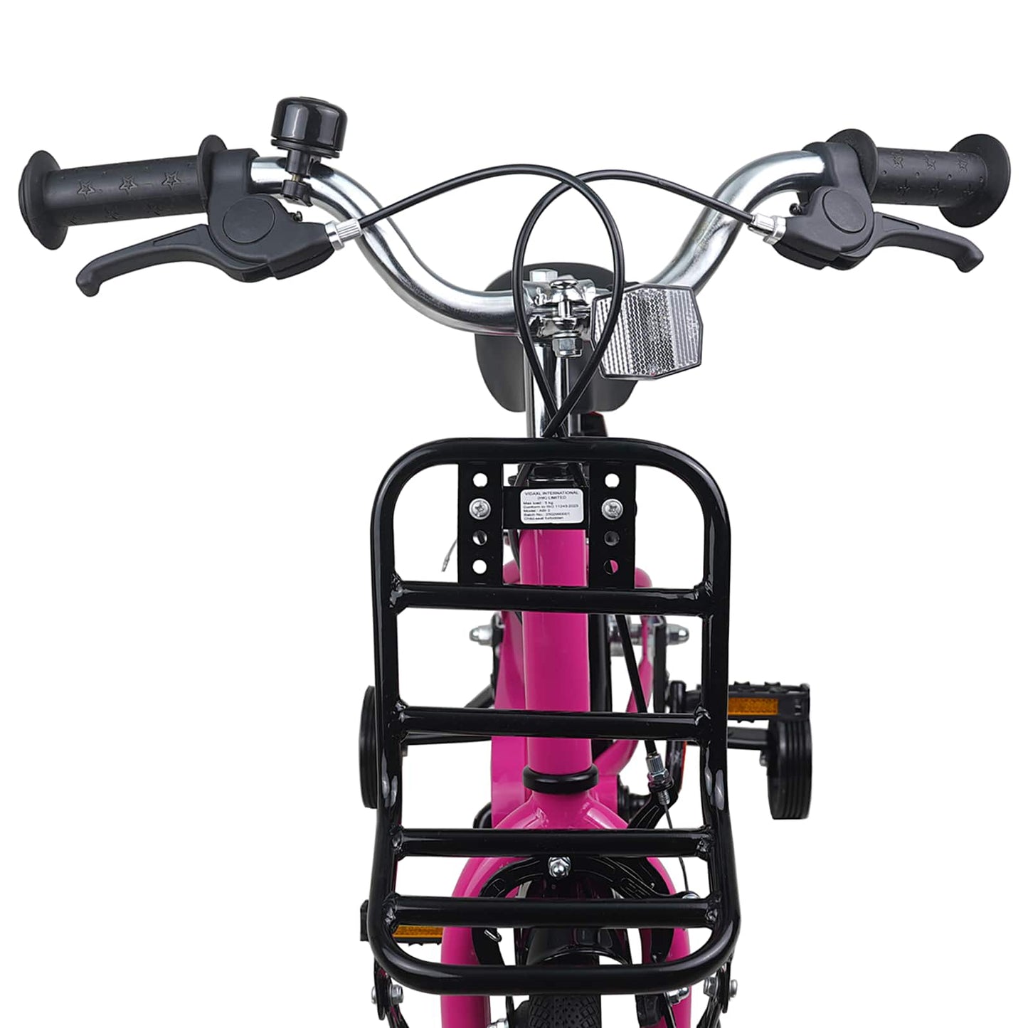 Kids Bike 16 Inches for 4-6 Years Old Pink and Black