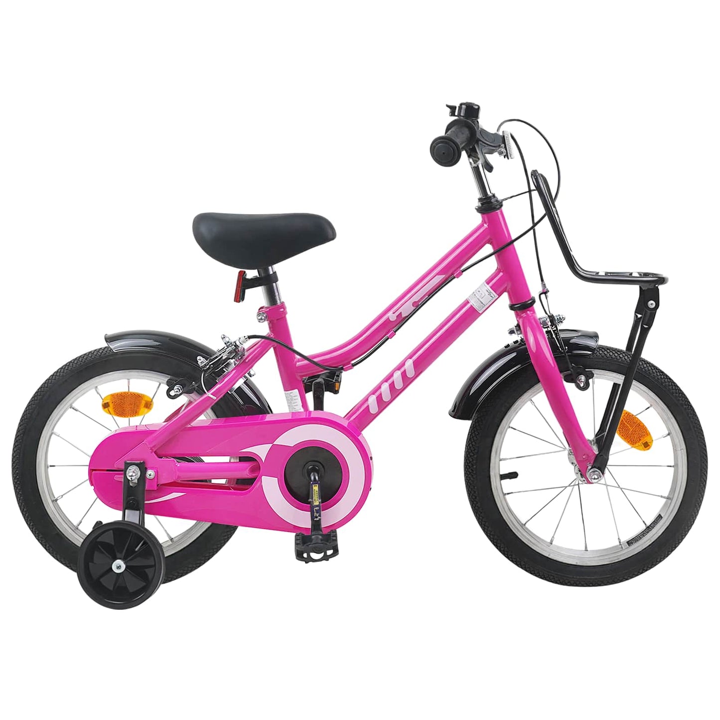Kids Bike 16 Inches for 4-6 Years Old Pink and Black