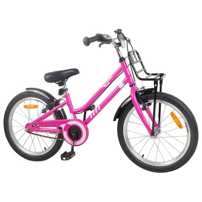 Kids Bike 22 Inches for 7-12 Years Old Pink Black