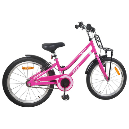 Kids Bike 22 Inches for 7-12 Years Old Pink Black