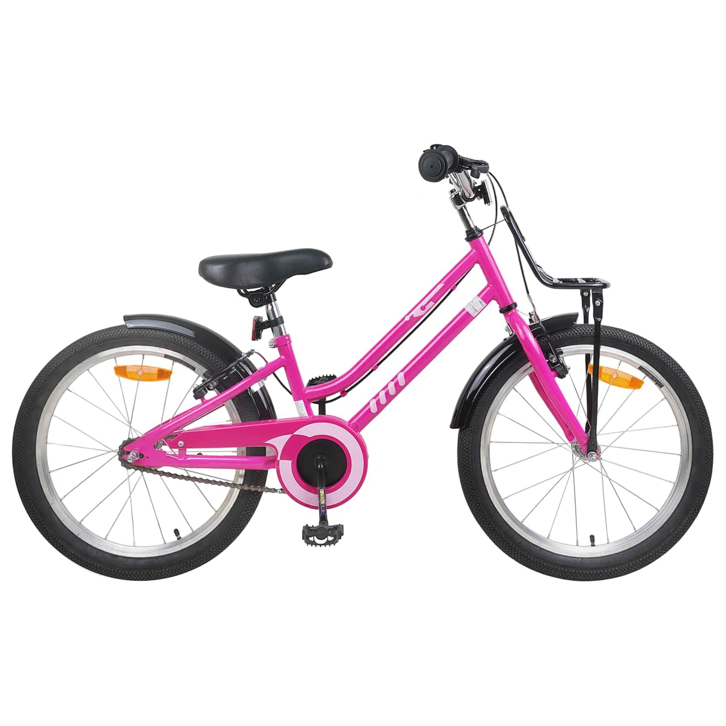 Kids Bike 22 Inches for 7-12 Years Old Pink Black