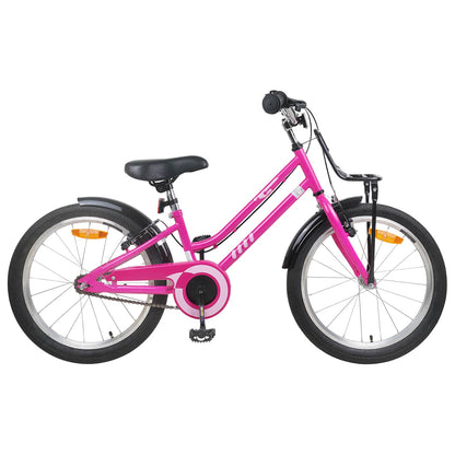 Kids Bike 22 Inches for 7-12 Years Old Pink Black
