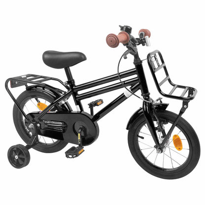 Kids Bike 14 Inches for 3-5 Years Old Black
