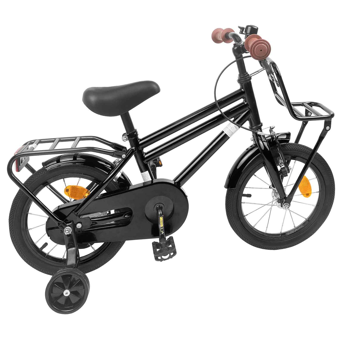Kids Bike 14 Inches for 3-5 Years Old Black