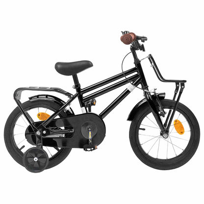Kids Bike 14 Inches for 3-5 Years Old Black