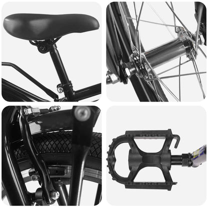 Kids Bike 16 Inches for 4-6 Years Old Black