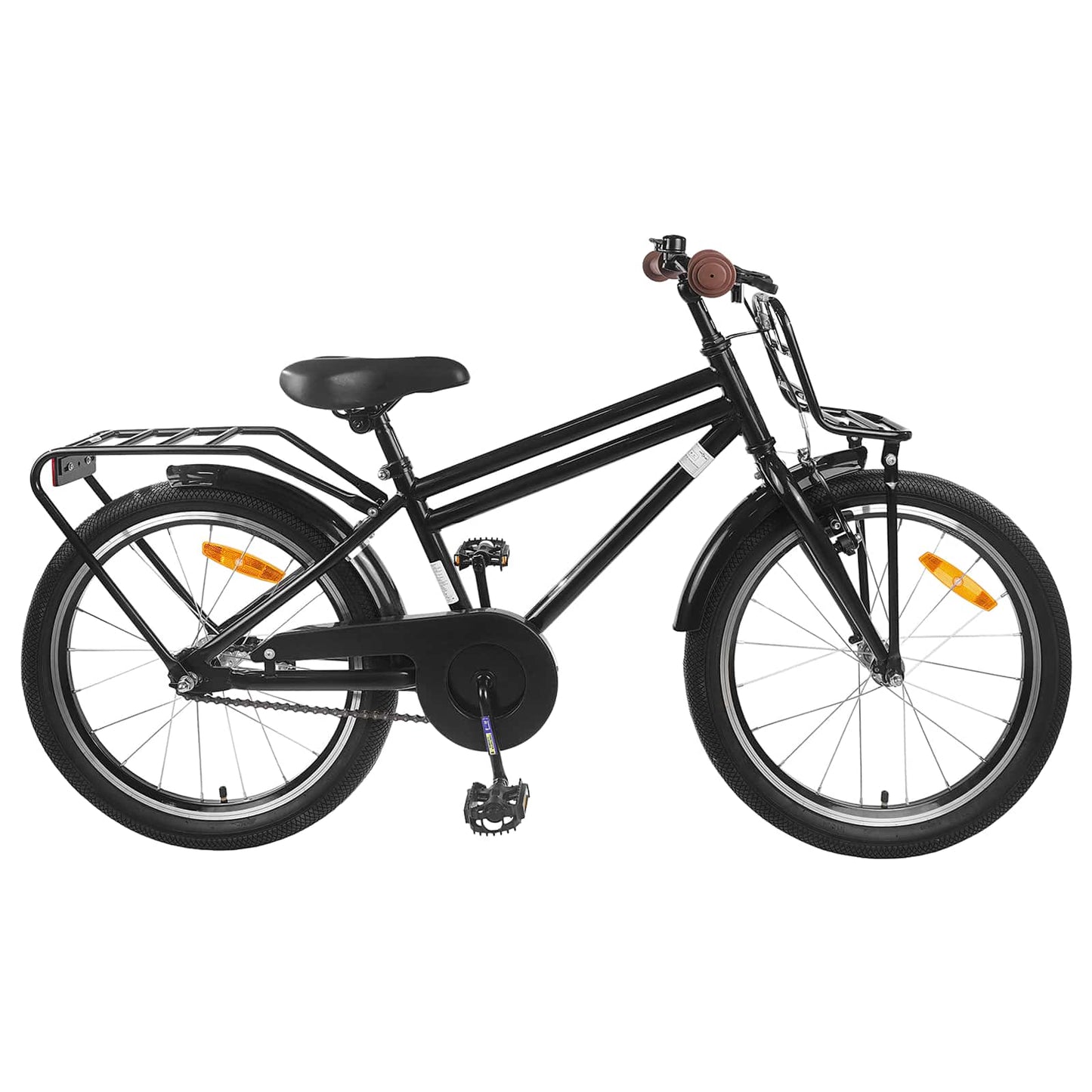 Kids Bike 22 Inches for 7-12 Years Old Black