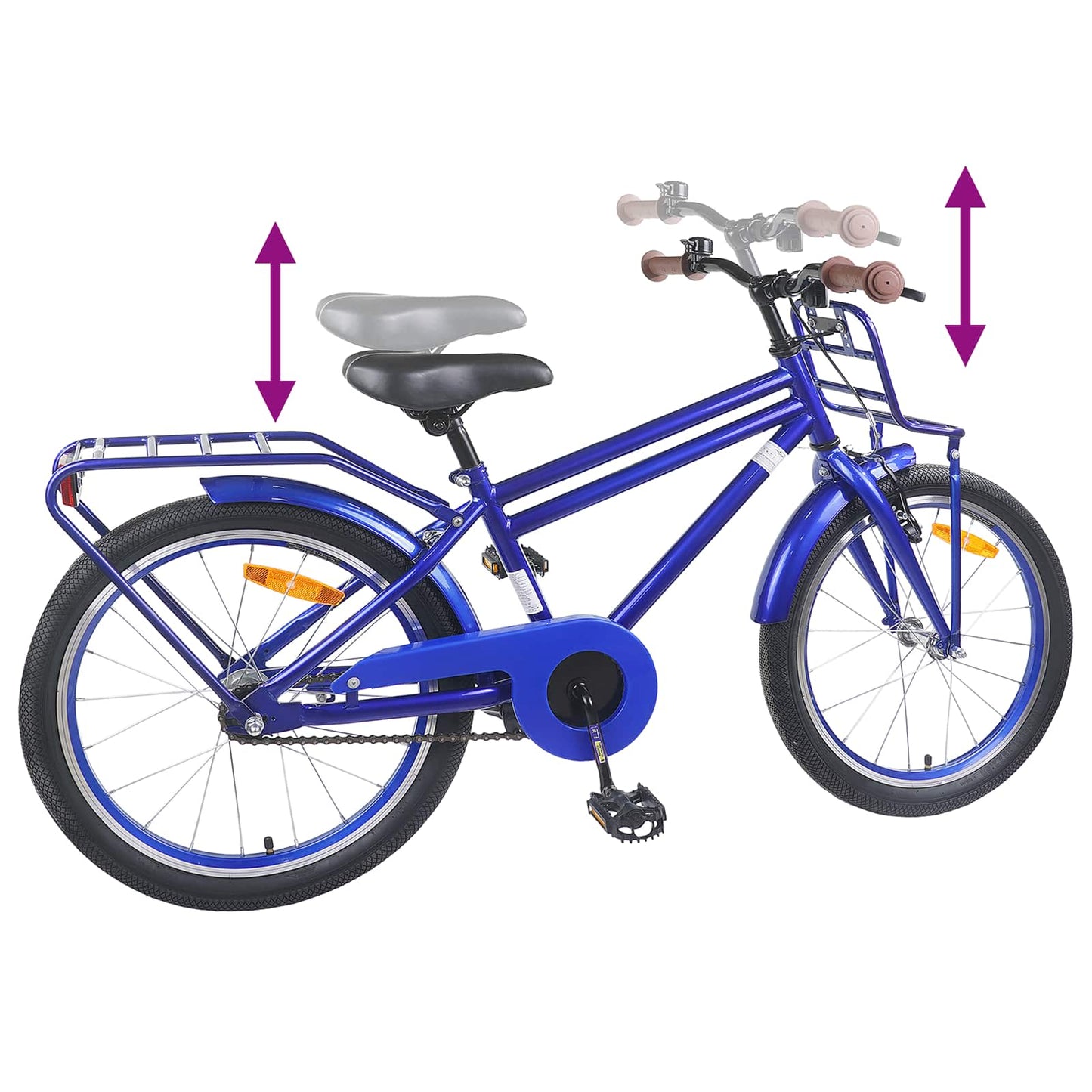 Kids Bike 20 Inches for 6-11 Years Old Dark Blue