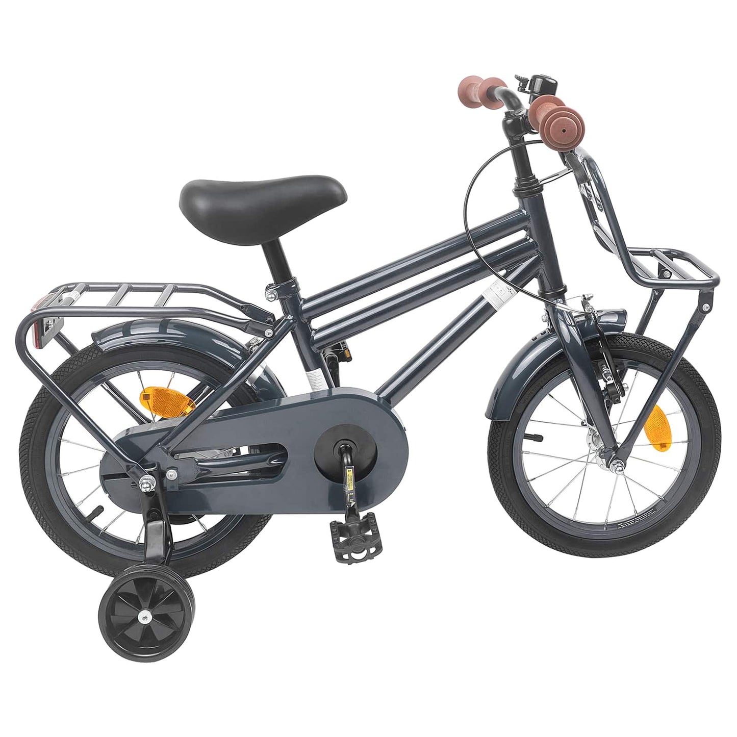 Kids Bike 12 Inches for 2-4 Years Old Dark Grey