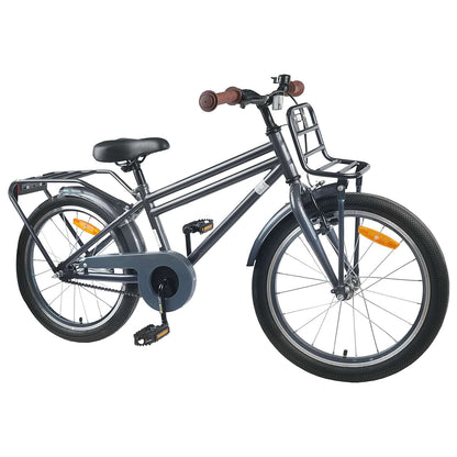 Kids Bike 18 Inches for 5-7 Years Old Dark Grey