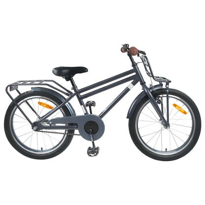 Kids Bike 18 Inches for 5-7 Years Old Dark Grey
