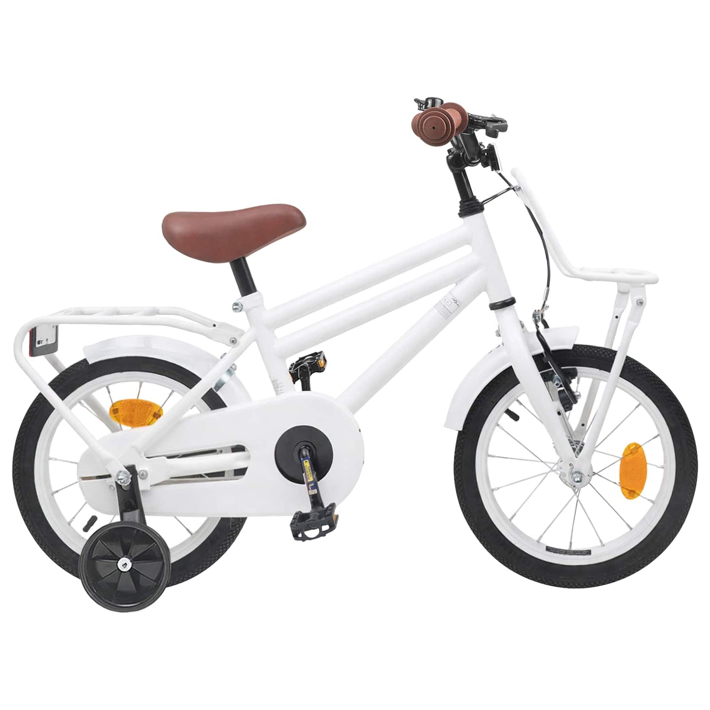 Kids Bike 12 Inches for 2-4 Years Old White