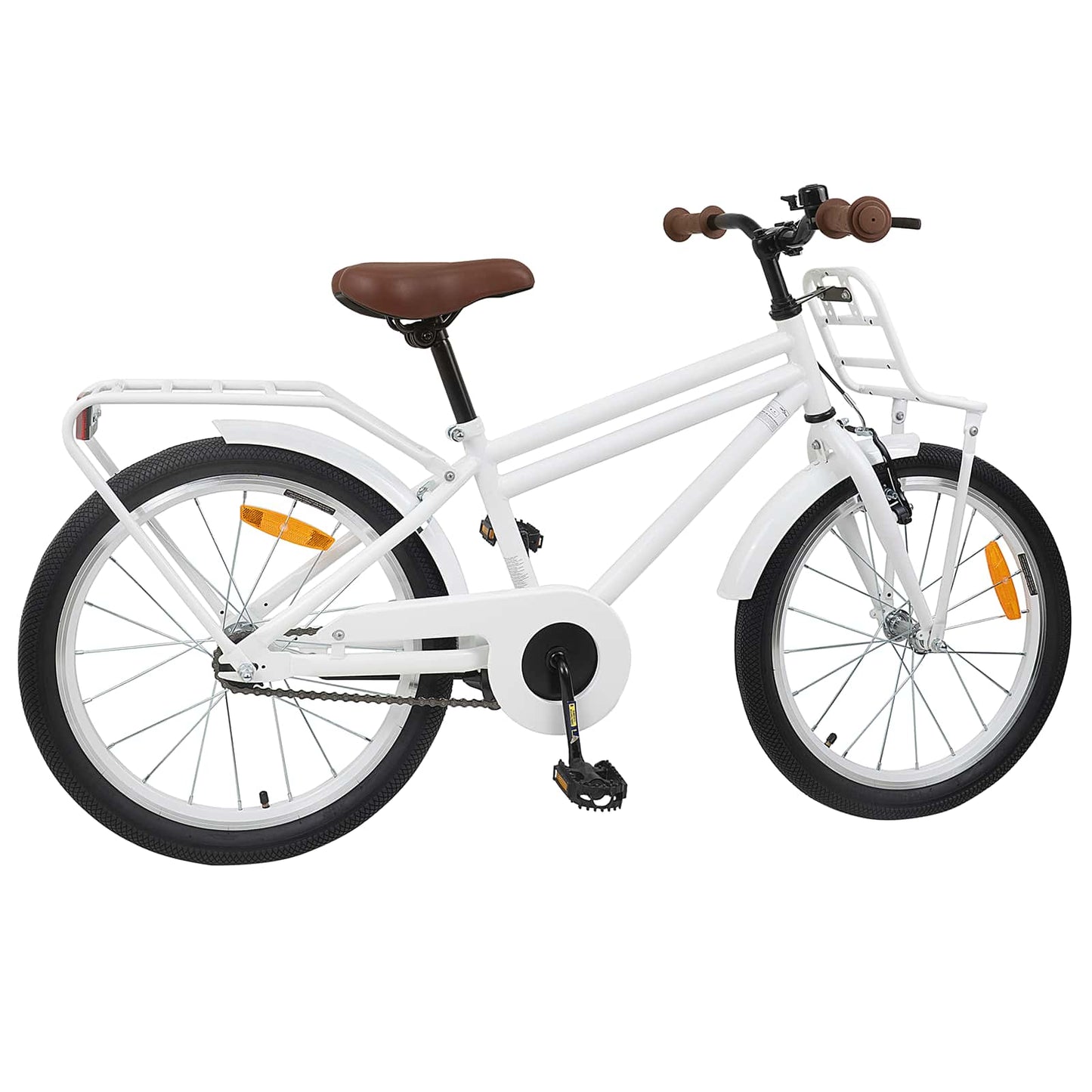 Kids Bike 18 Inches for 5-7 Years Old White