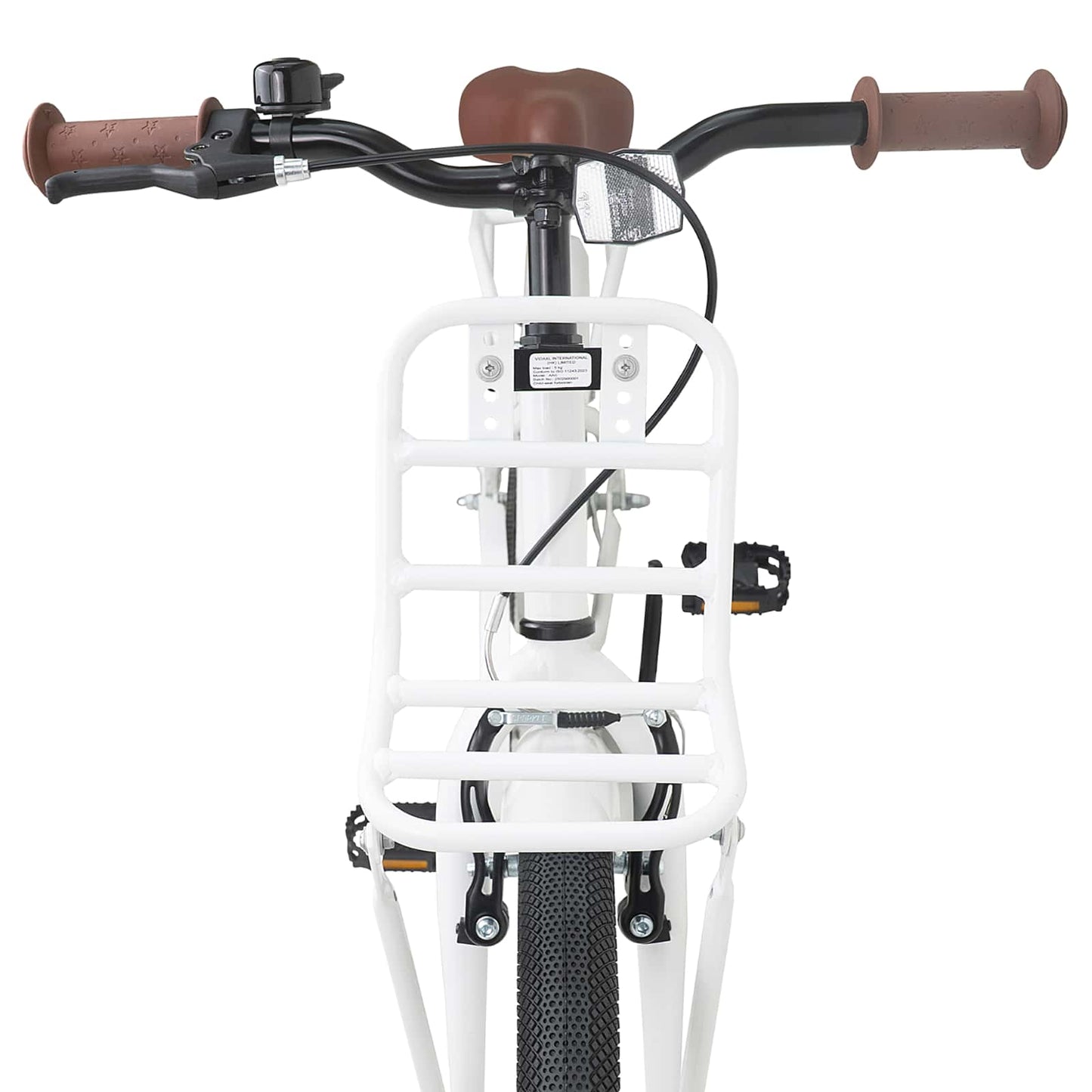 Kids Bike 22 Inches for 7-12 Years Old White