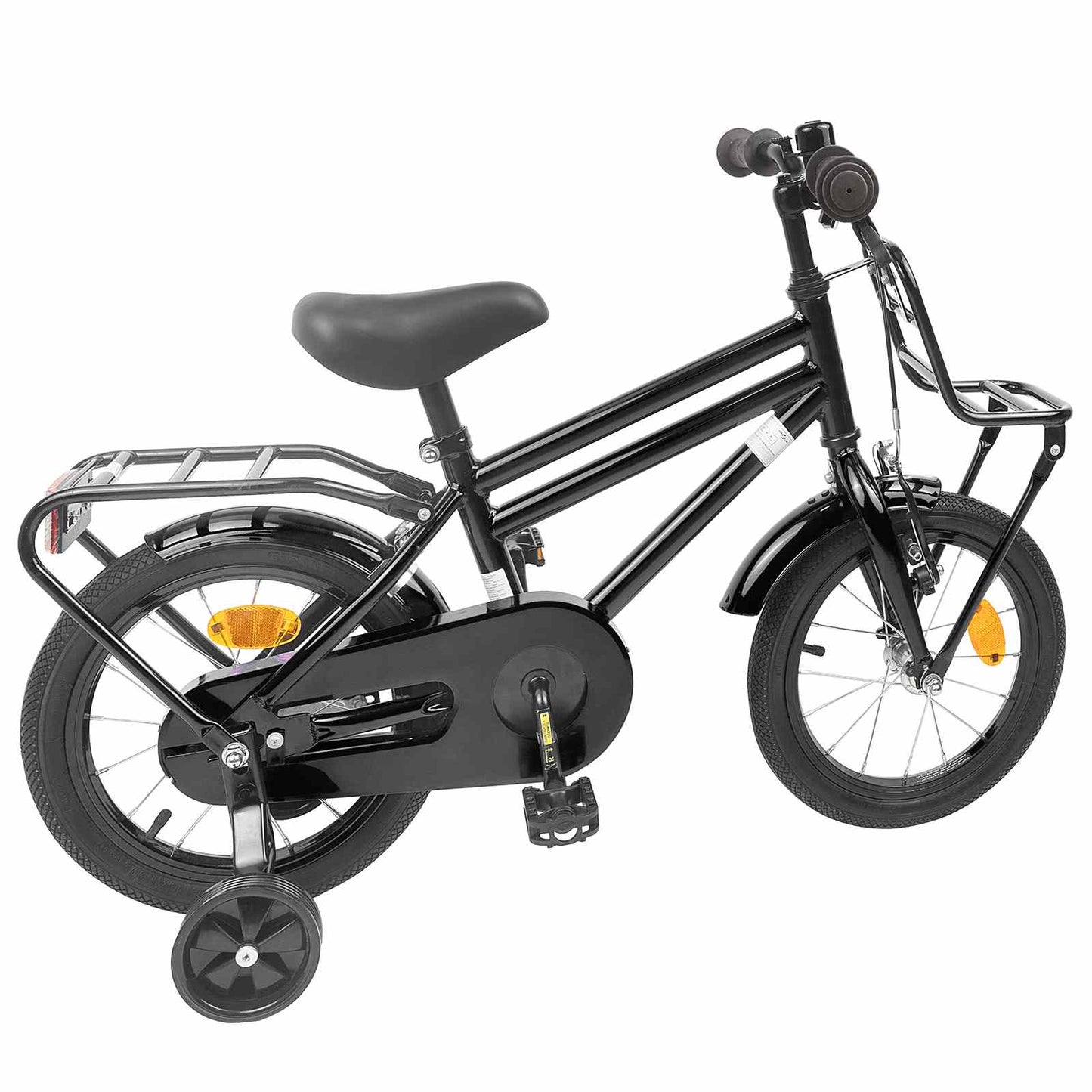Kids Bike 12 Inches for 2-4 Years Old Black
