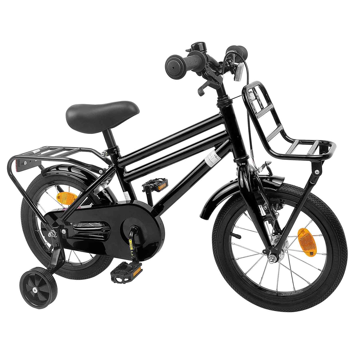Kids Bike 14 Inches for 3-5 Years Old Black