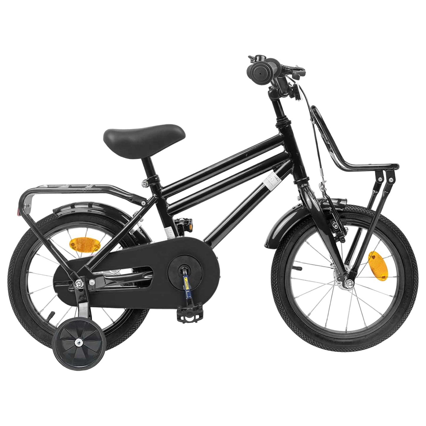 Kids Bike 16 Inches for 4-6 Years Old Black