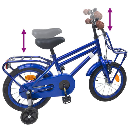 Kids Bike 12 Inches for 2-4 Years Old Dark Blue