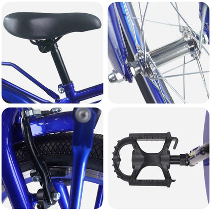 Kids Bike 18 Inches for 5-7 Years Old Dark Blue