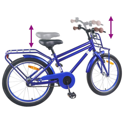 Kids Bike 18 Inches for 5-7 Years Old Dark Blue