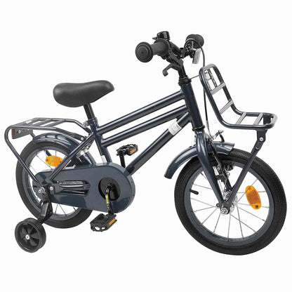 Kids Bike 14 Inches for 3-5 Years Old Dark Grey