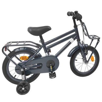 Kids Bike 14 Inches for 3-5 Years Old Dark Grey