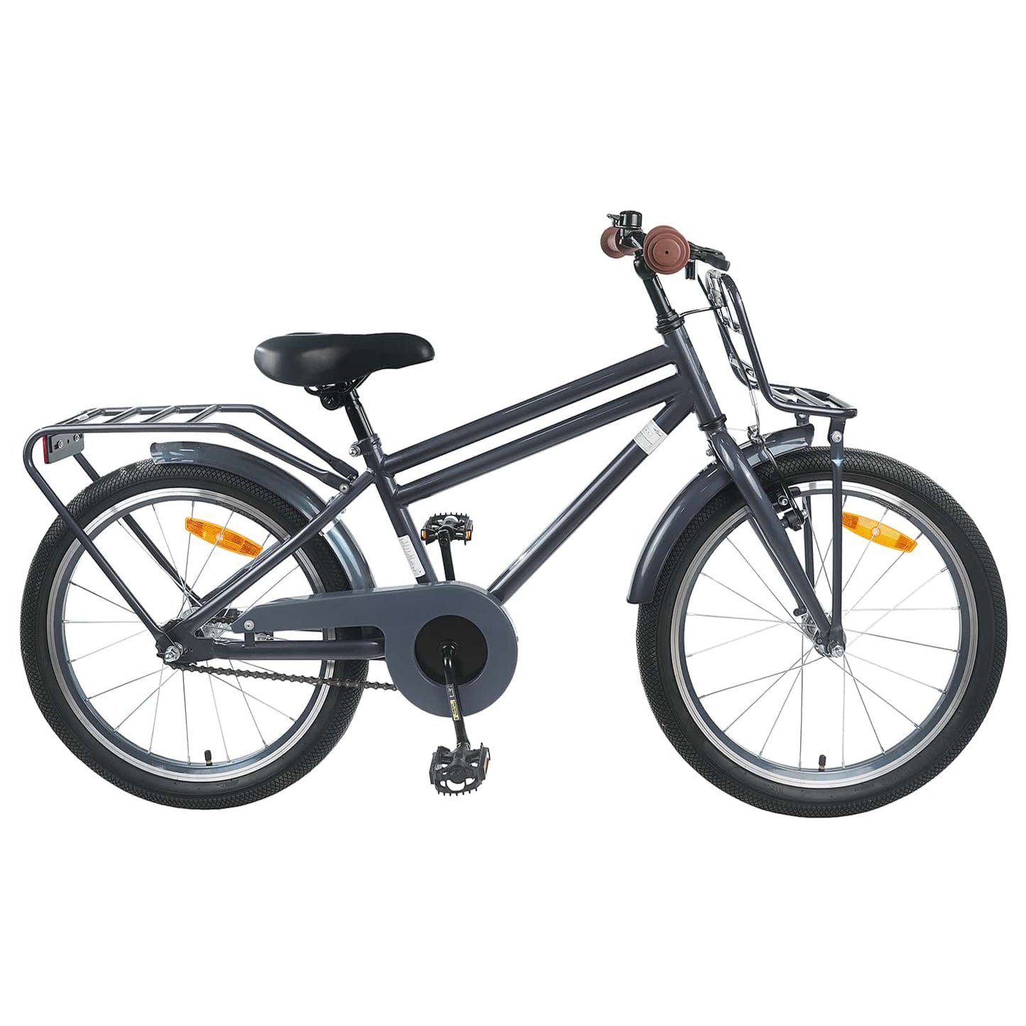 Kids Bike 18 Inches for 5-7 Years Old Dark Grey