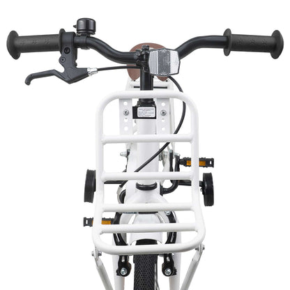 Kids Bike 12 Inches for 2-4 Years Old White