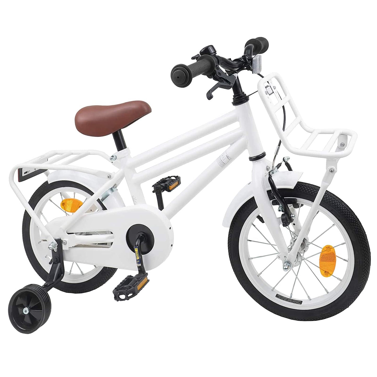 Kids Bike 12 Inches for 2-4 Years Old White