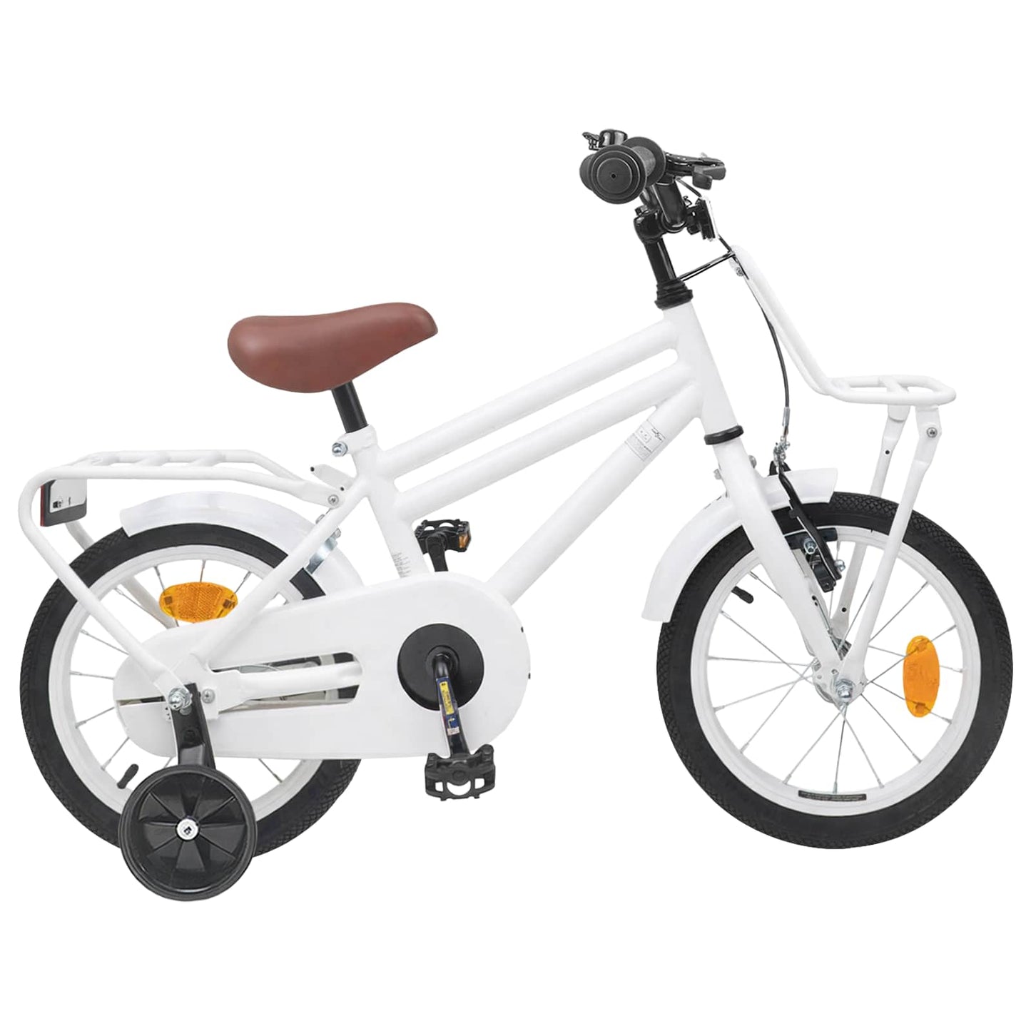 Kids Bike 14 Inches for 3-5 Years Old White