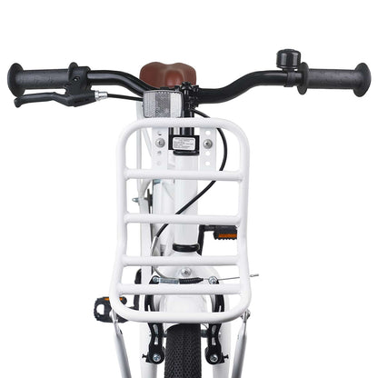 Kids Bike 20 Inches for 6-11 Years Old White