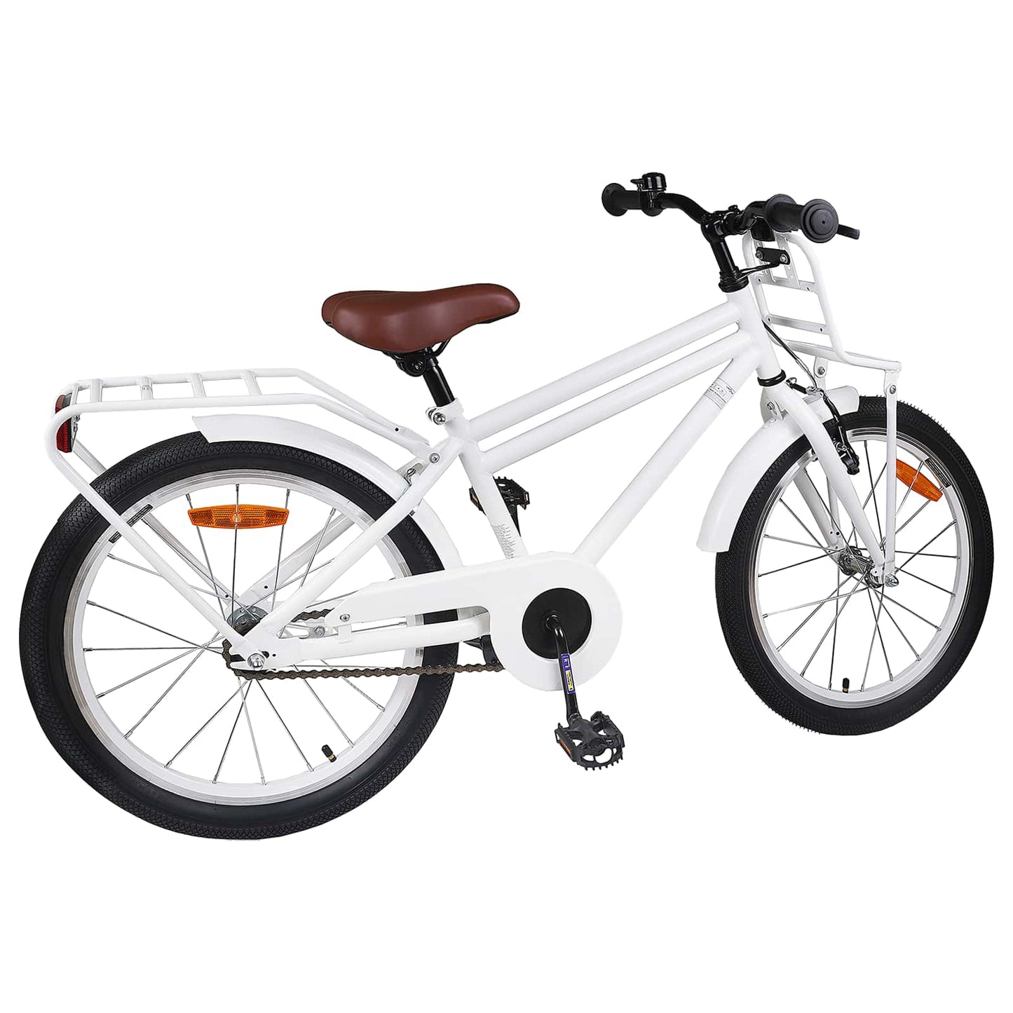 Kids Bike 22 Inches for 7-12 Years Old White