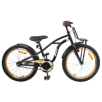 Kids Bike 20 Inches for 6-11 Years Old Black