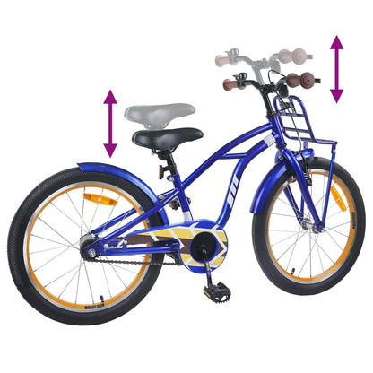 Kids Bike 20 Inches for 6-11 Years Old Dark Blue
