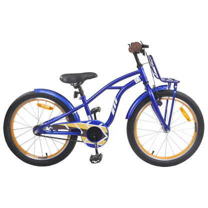 Kids Bike 22 Inches for 7-12 Years Old Dark Blue
