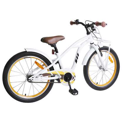 Kids Bike 20 Inches for 6-11 Years Old White