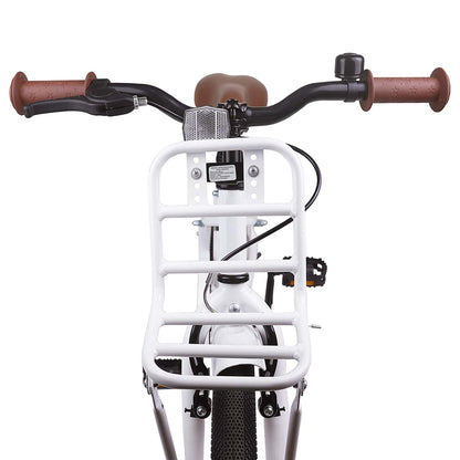 Kids Bike 22 Inches for 7-12 Years Old White