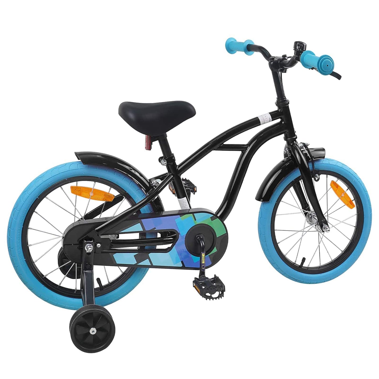 Kids Bike 16'' for 4-6 Years Old Black