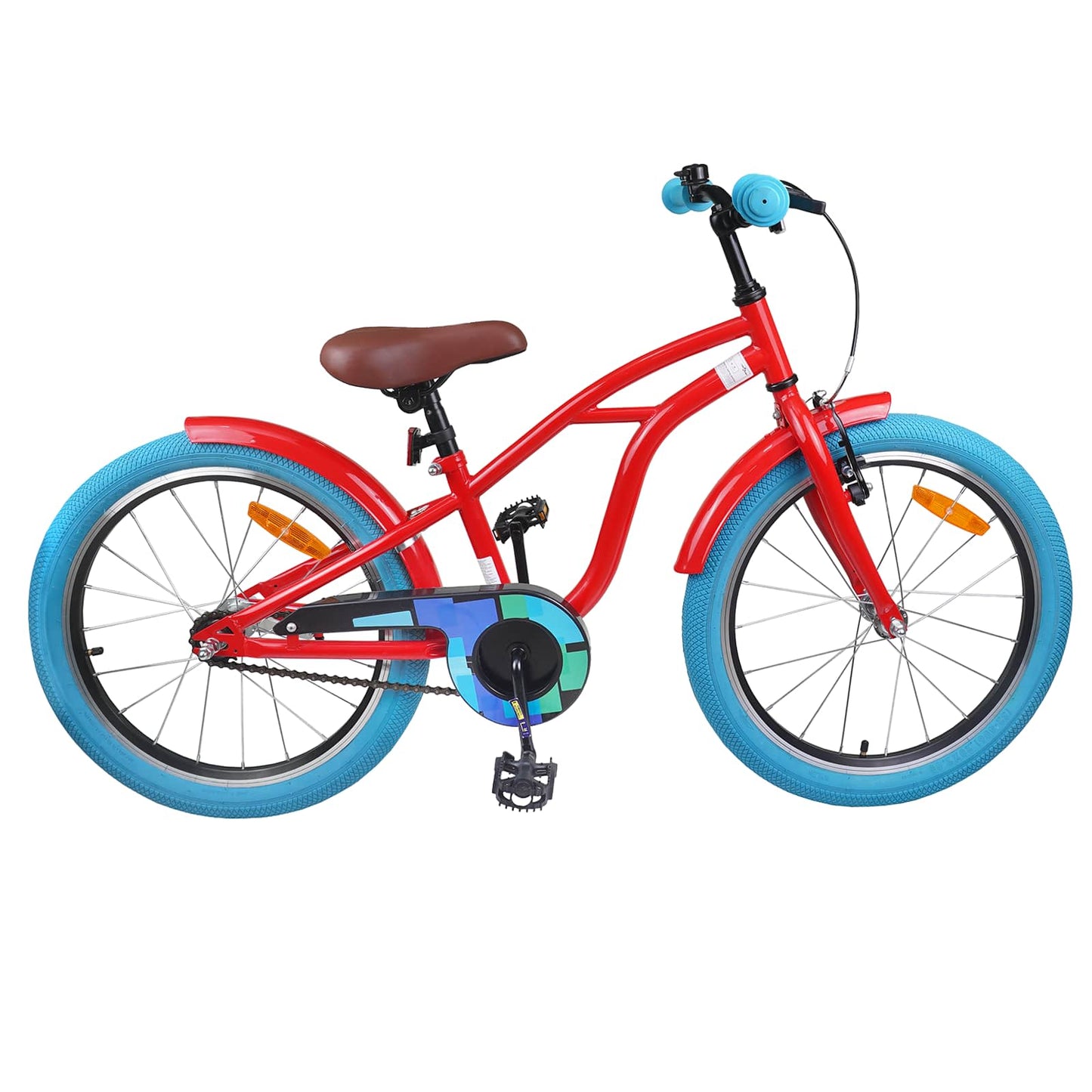 Kids Bike 18 Inches for 5-7 Years Old Red
