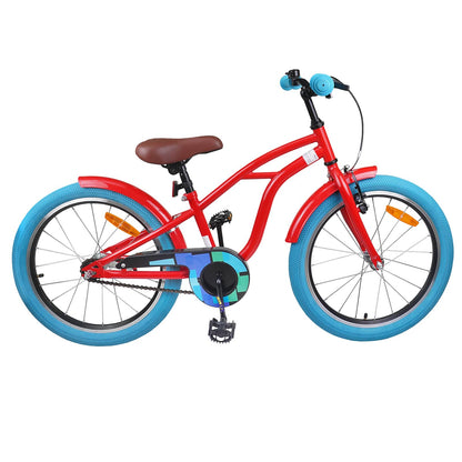 Kids Bike 22'' for 7-12 Years Old Red