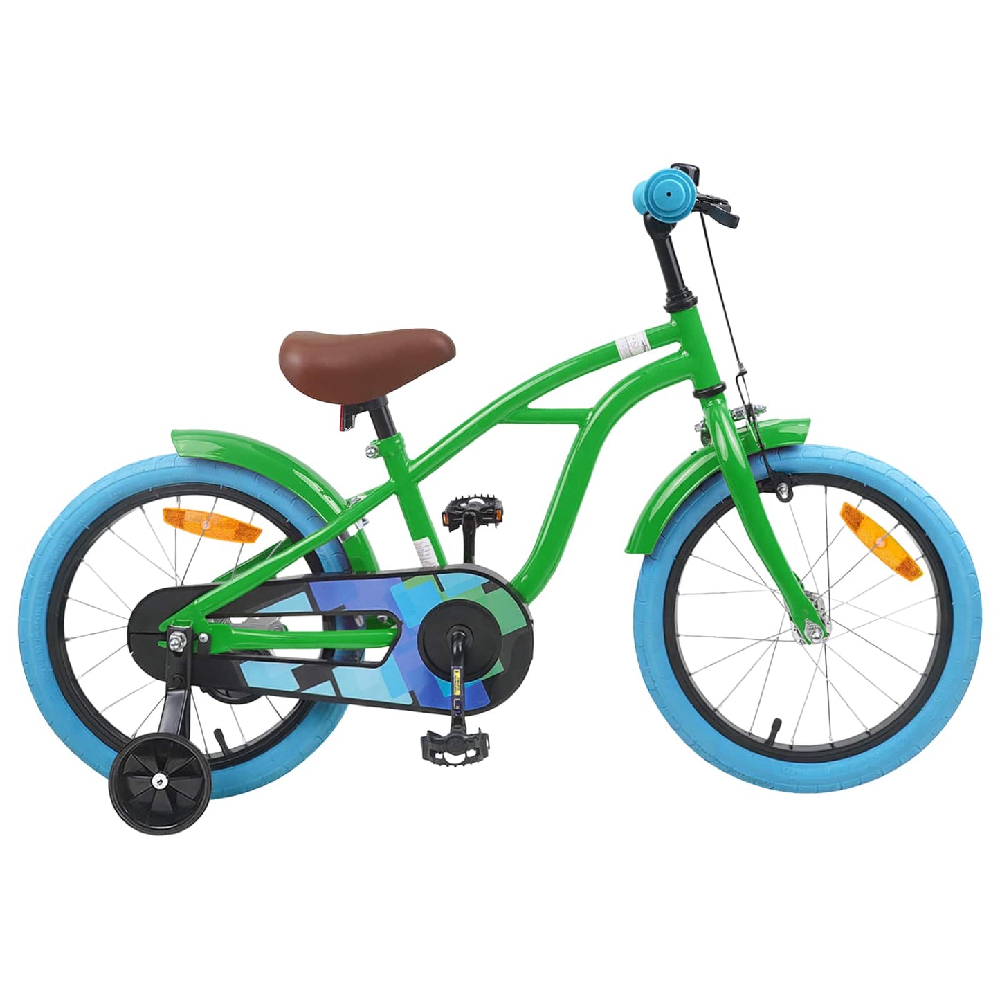 Kids Bike 16'' for 4-6 Years Old Green