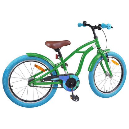 Kids Bike 18 Inches for 5-7 Years Old Green