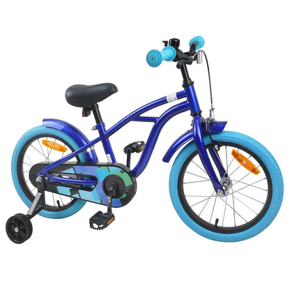 Kids Bike 16'' for 4-6 Years Old Dark Blue