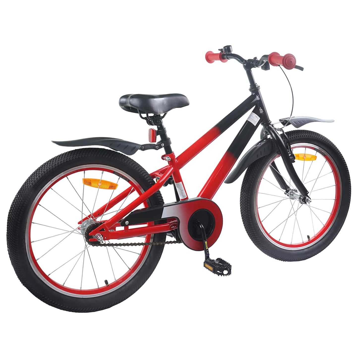 Kids Bike 20 Inches for 6-11 Years Old Red Black