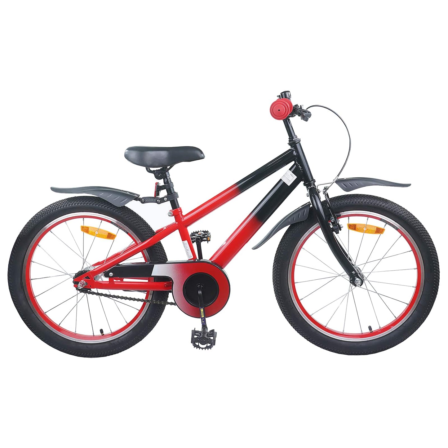 Kids Bike 20 Inches for 6-11 Years Old Red Black