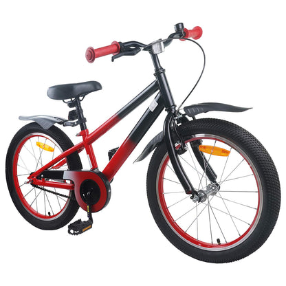 Kids Bike 22 Inches for 7-12 Years Old Red Black